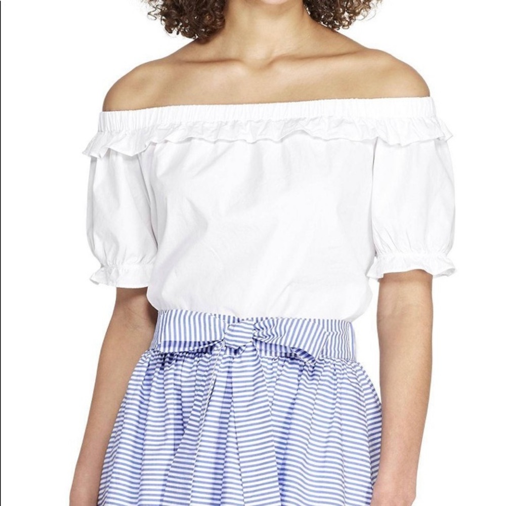 Vineyard Vines Bardot Top White Bardot Top XL